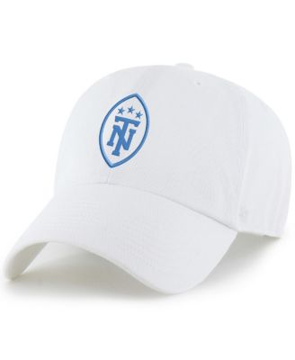 Мужская белая кепка '47 Brand Tennessee Titans Secondary Logo Clean Up с регулировкой