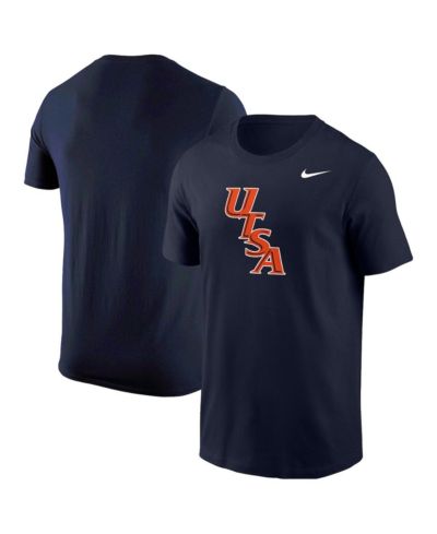 Nike Men's Navy UTSA Roadrunners Diagonal Logo T-Shirt