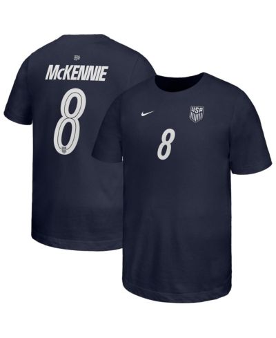 Nike футболка для мальчиков и девочек Weston McKennie Navy USMNT Away Player Name & Number