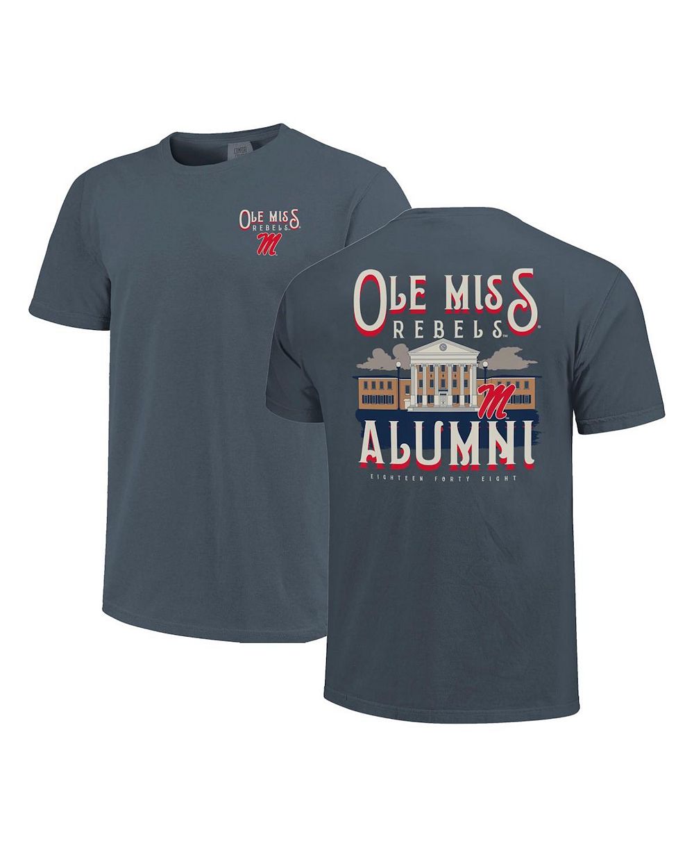 Image One Футболка Denim Ole Miss Rebels Comfort Colors, для мужчин и женщин