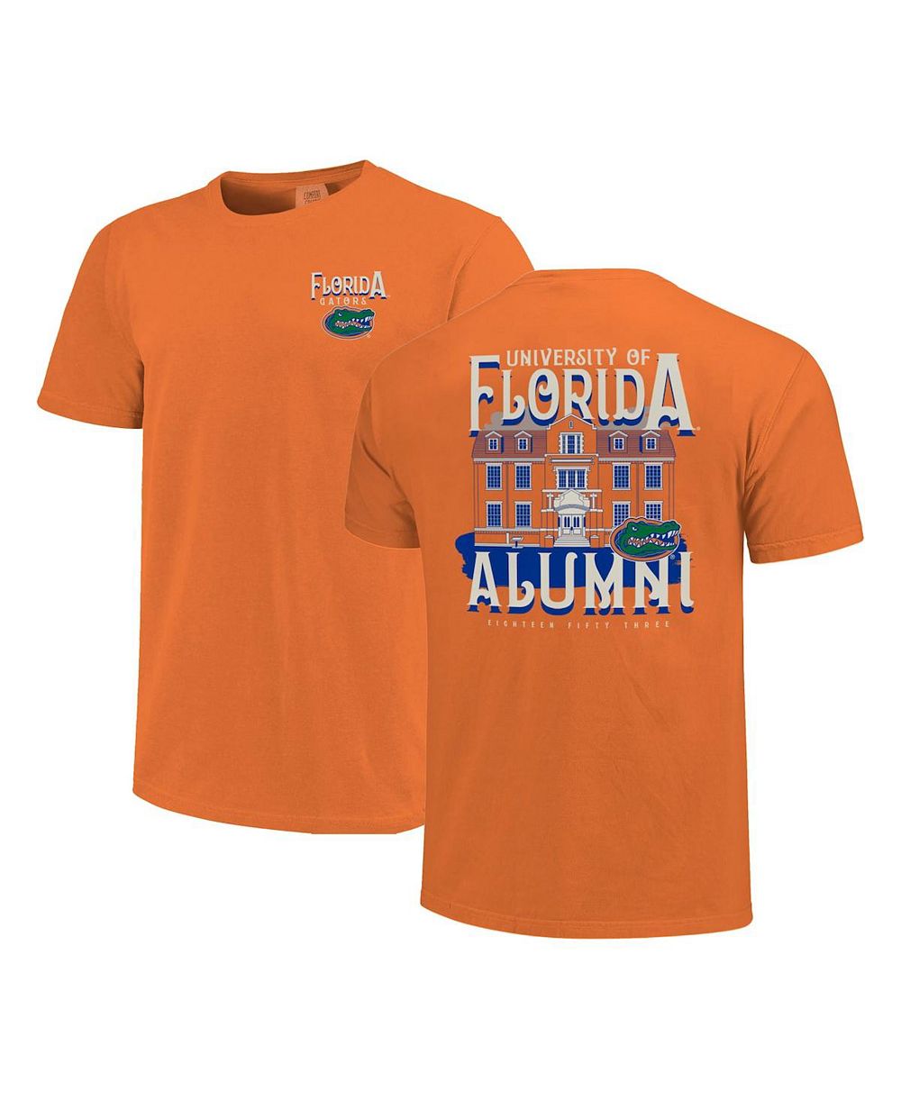 Футболка Image One Men's and Women's Orange Florida Gators Comfort Colors Campus Alumni