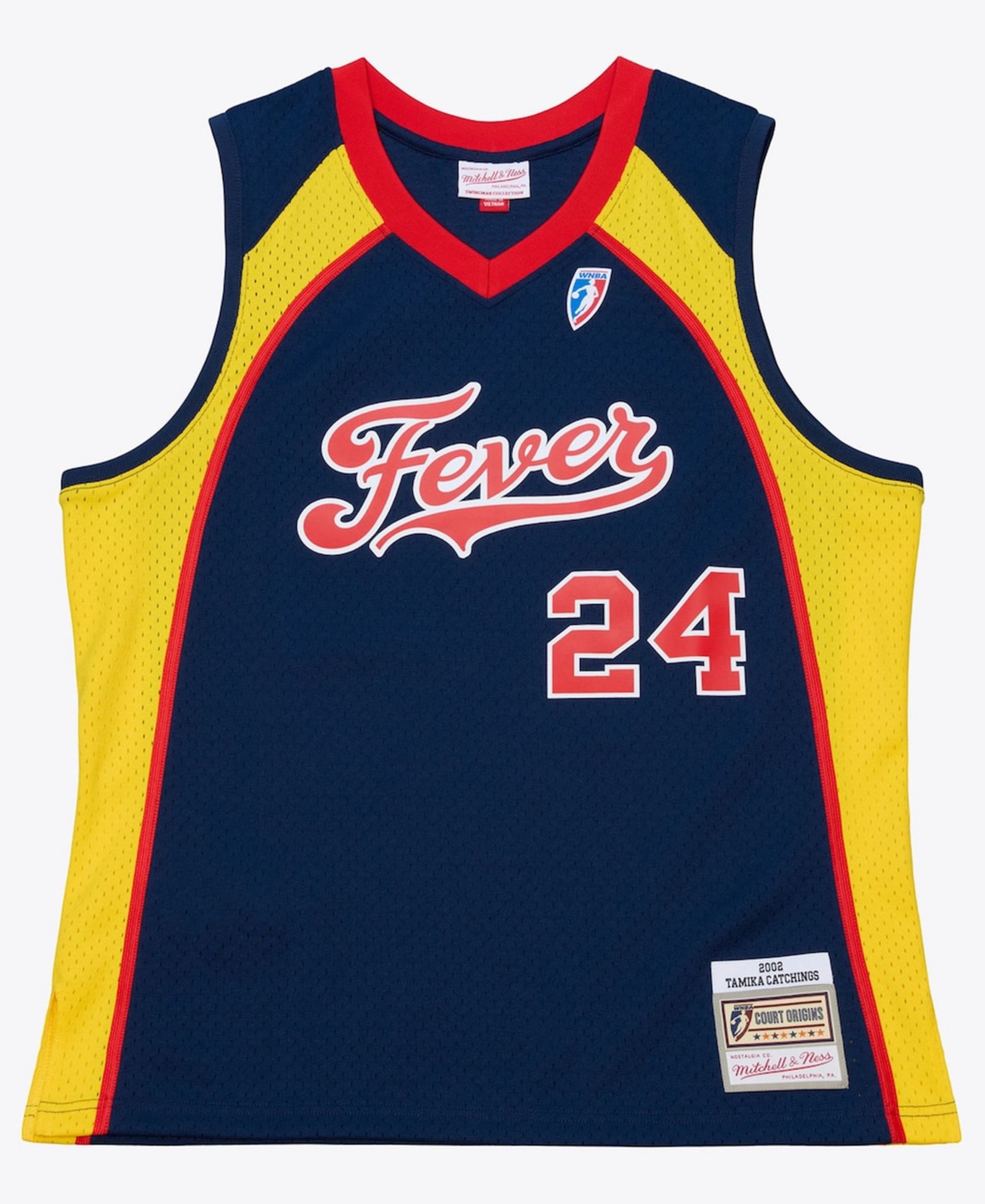 Mitchell & Ness Men's and Women's Tamika Catchings Navy Indiana Fever Court Origins Swingman Jersey