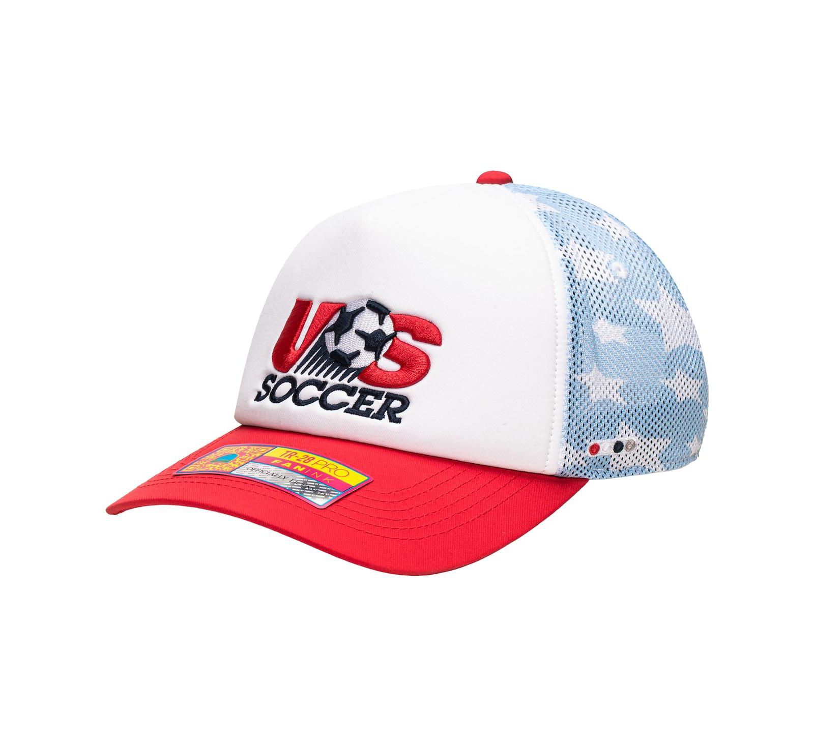 Fan Ink Men's and Women's White USMNT Making History Adjustable Trucker Hat