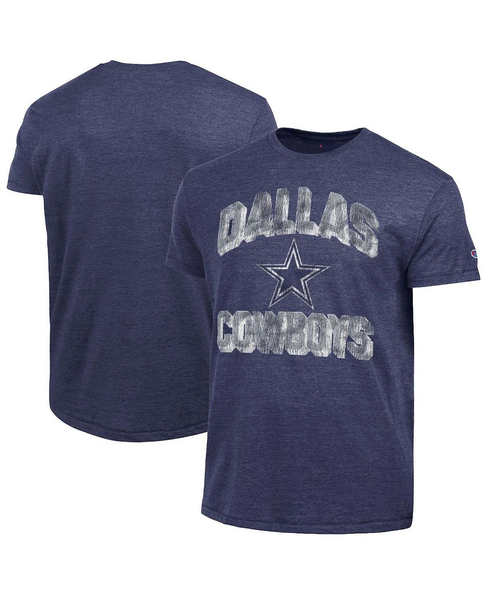 Футболка Champion Men's Navy Dallas Cowboys Ultimate Tri-Blend