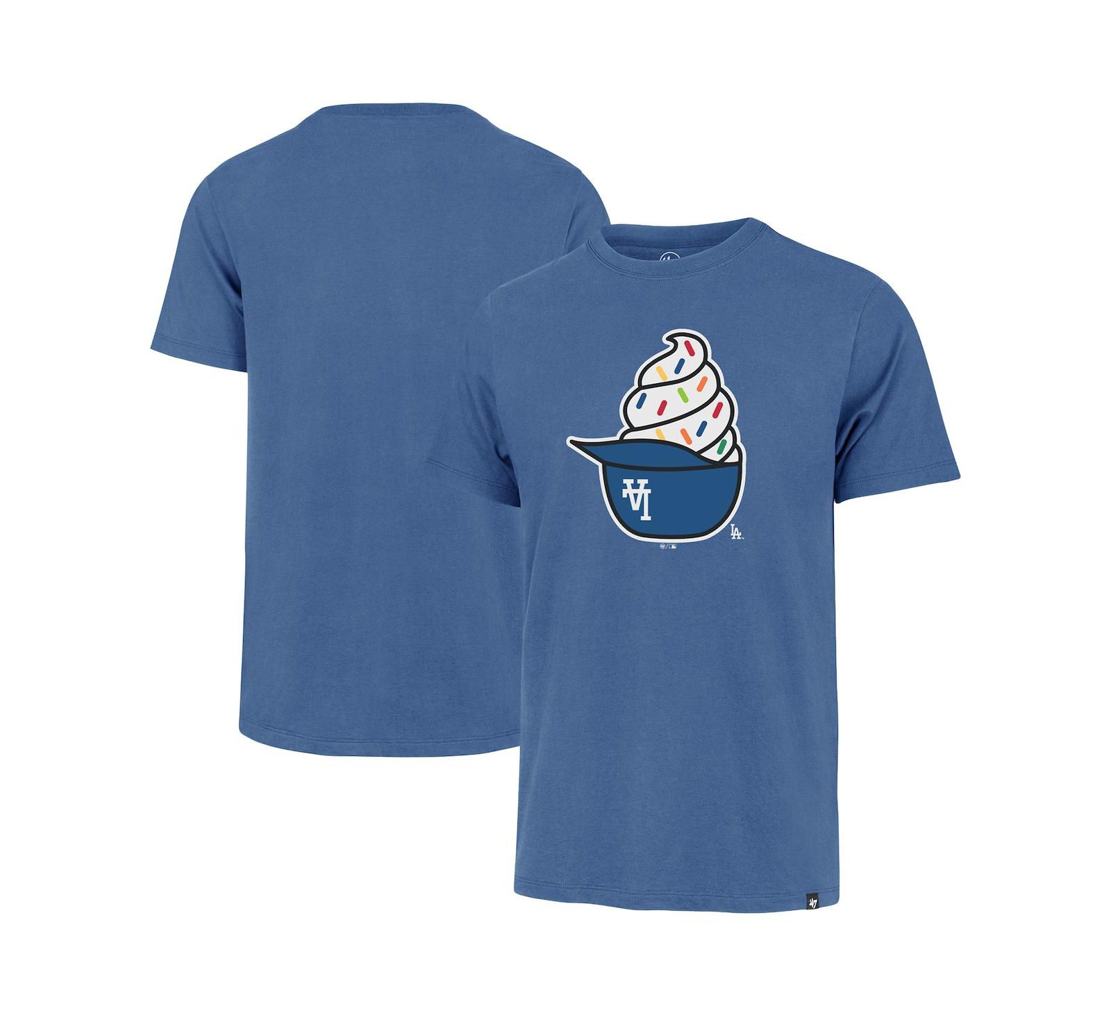 '47 Brand Мужская футболка Los Angeles Dodgers Ice Cream Helmet Franklin