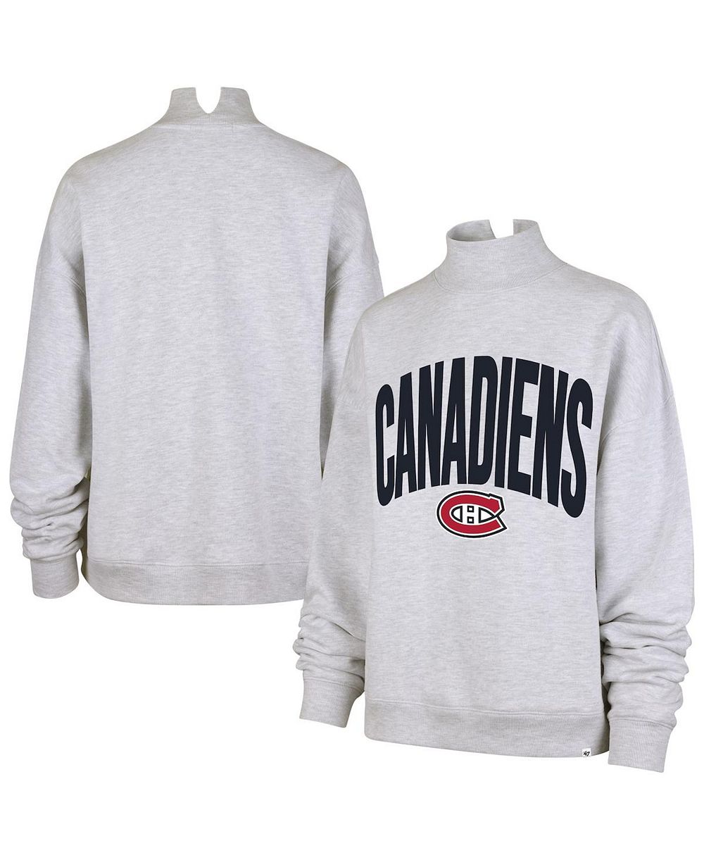 '47 Brand Женский свитшот Montreal Canadiens Subtle Muse, цвет heather gray