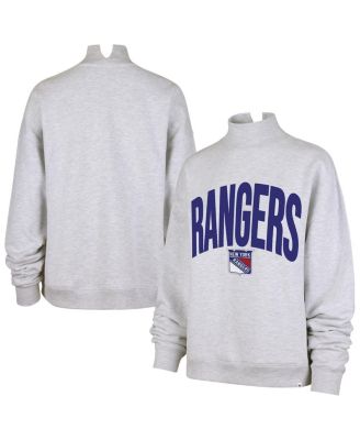 '47 Brand Women's Heather Gray New York Rangers Subtle Muse Sweatshirt