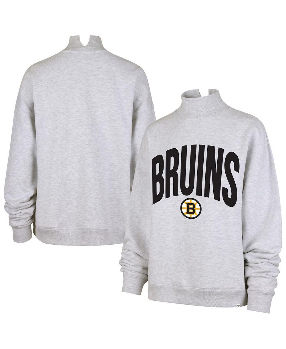 '47 Brand Женский свитшот Subtle Muse Heather Gray Boston Bruins