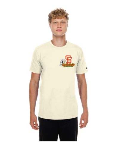 New Era Men's Natural San Francisco Giants Dia de los Muertos Sugar Skull T-Shirt
