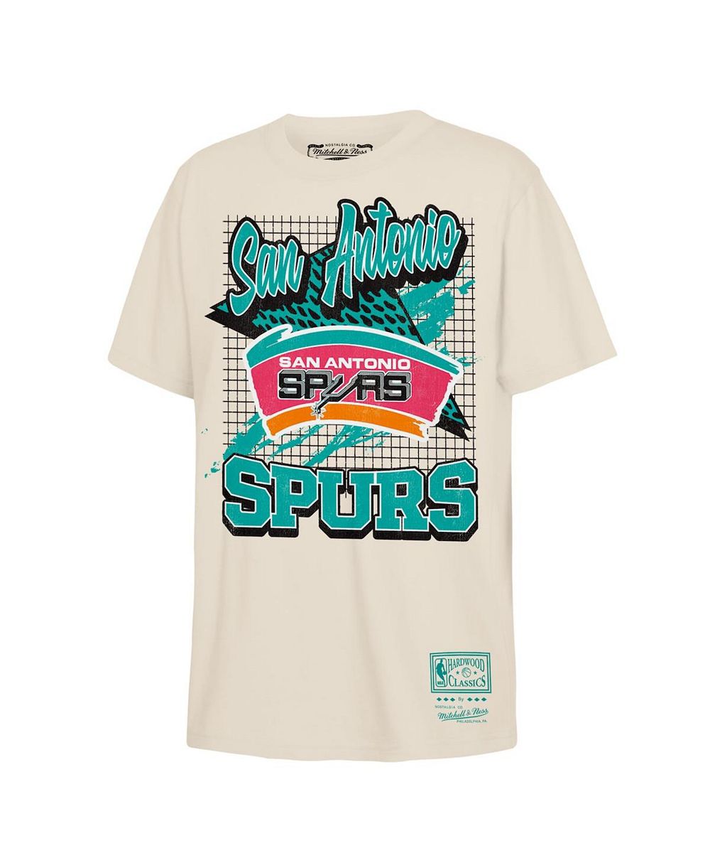 Футболка Mitchell & Ness San Antonio Spurs Hardwood Classics Retro Vibe для мальчиков и девочек