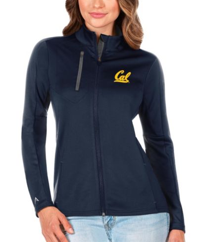 Antigua Women's Navy/Graphite Cal Bears Generation Full-Zip Jacket
