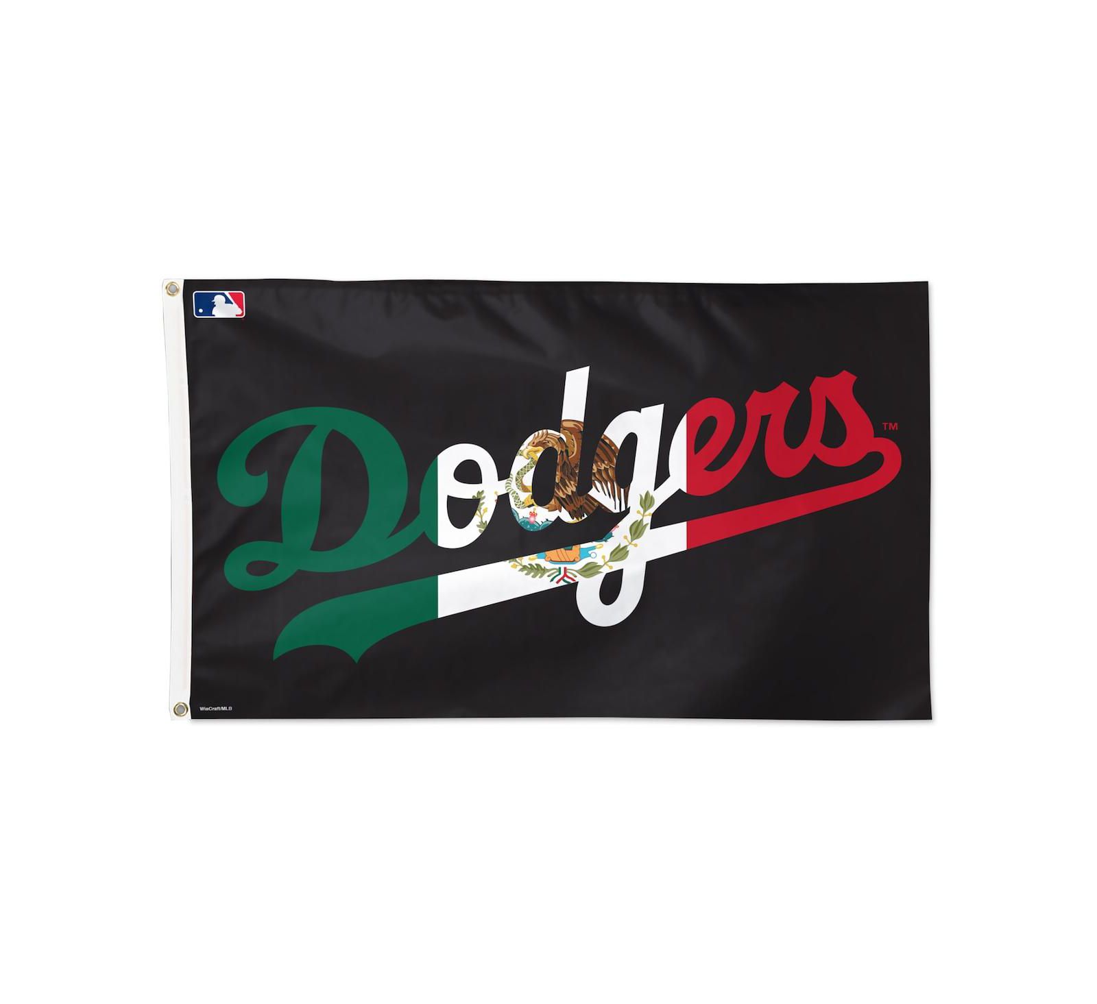 Делюкс флаг Wincraft Los Angeles Dodgers Mexico, односторонний, 3' x 5'
