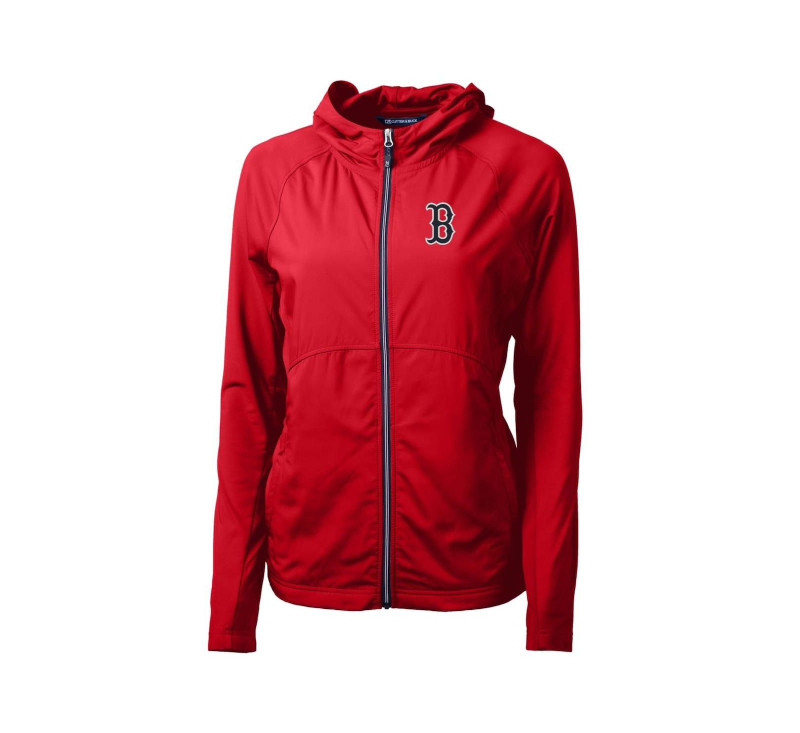 Женская куртка Cutter & Buck Red Sox Adapt Eco Knit Full-Zip