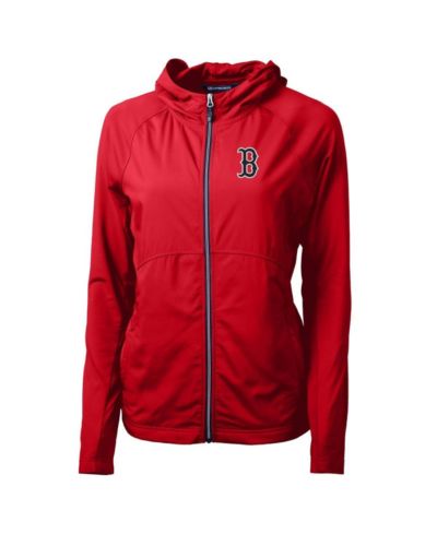 Женская куртка Cutter & Buck Red Sox Adapt Eco Knit Full-Zip