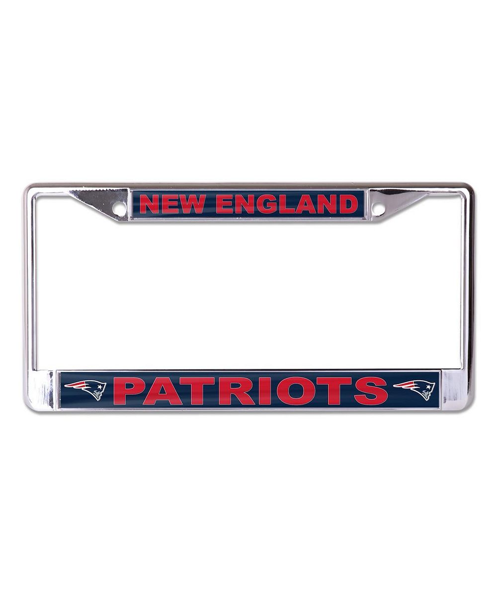 Рамка для номерного знака Wincraft New England Patriots Team Logo S/L Metal