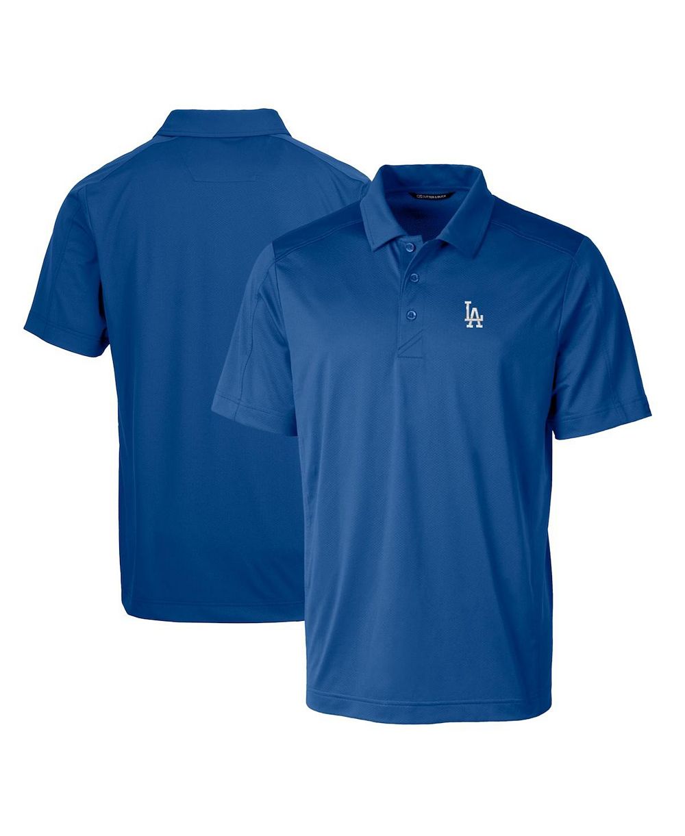 Cutter & Buck Men's Royal Los Angeles Dodgers Prospect Textured Stretch Polo Shirt