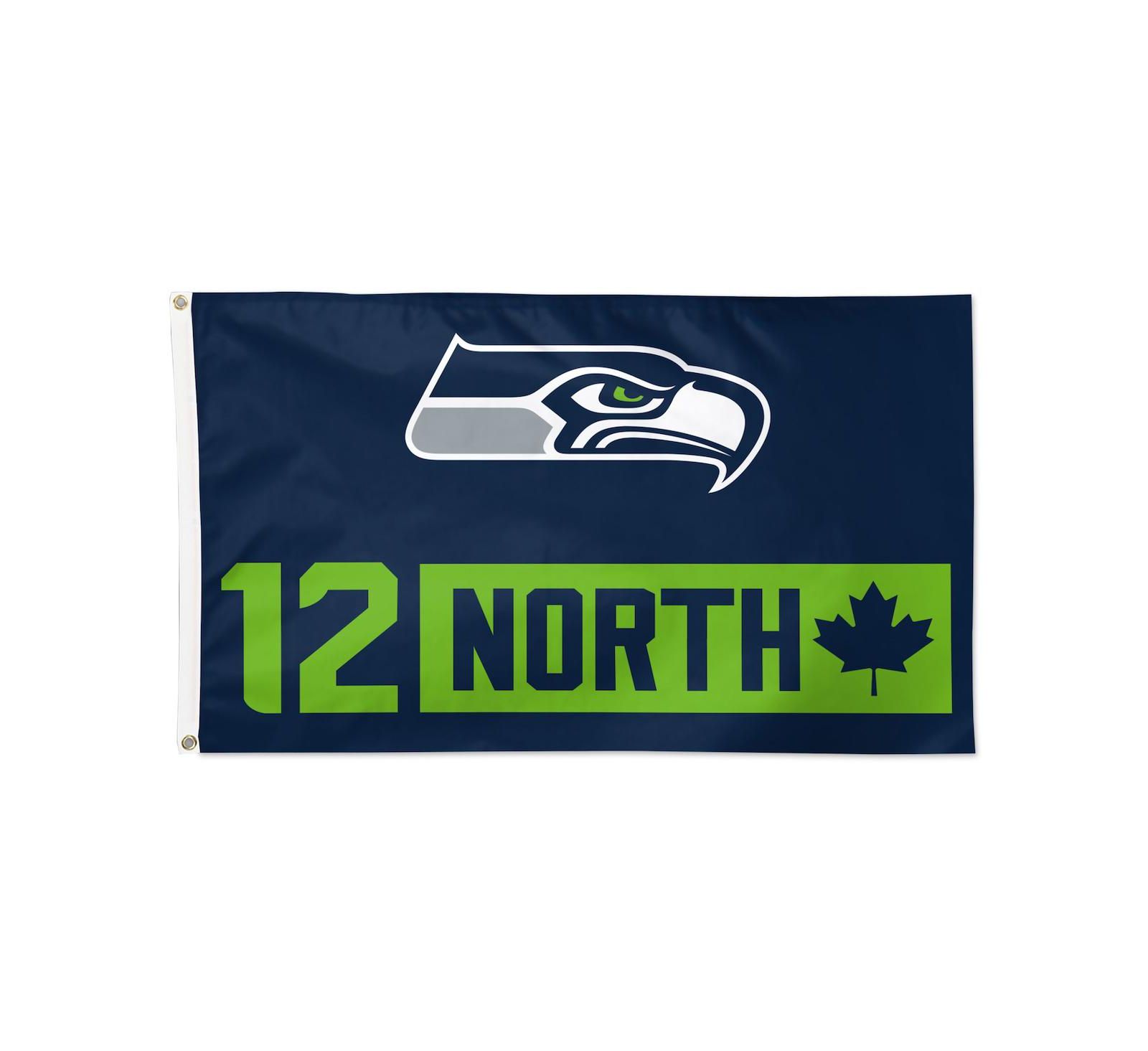 Wincraft Seattle Seahawks 12 North 3" x 5" Single-Sided Deluxe Flag