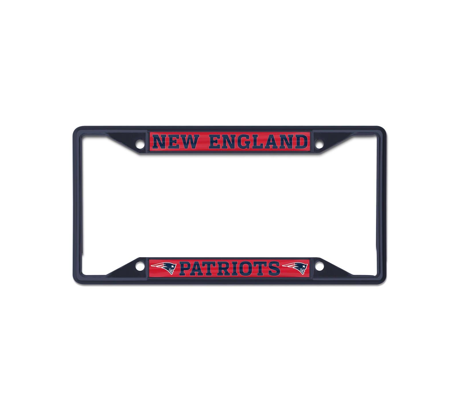 Рамка для номерного знака Wincraft New England Patriots Chrome Color