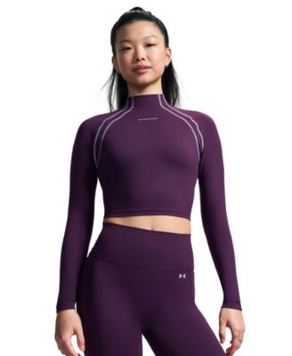 Женский топ Under Armour Motion с длинным рукавом и воротником-стойкой