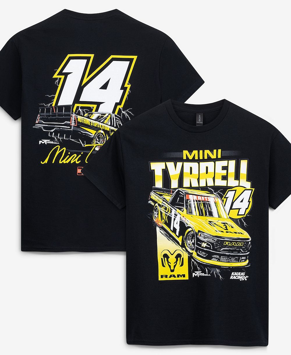 Kaulig Racing футболка x Ram Black Mini Tyrell, Мужская