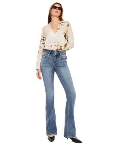 KanCan Women's Raven High Rise Skinny Bootcut Jeans