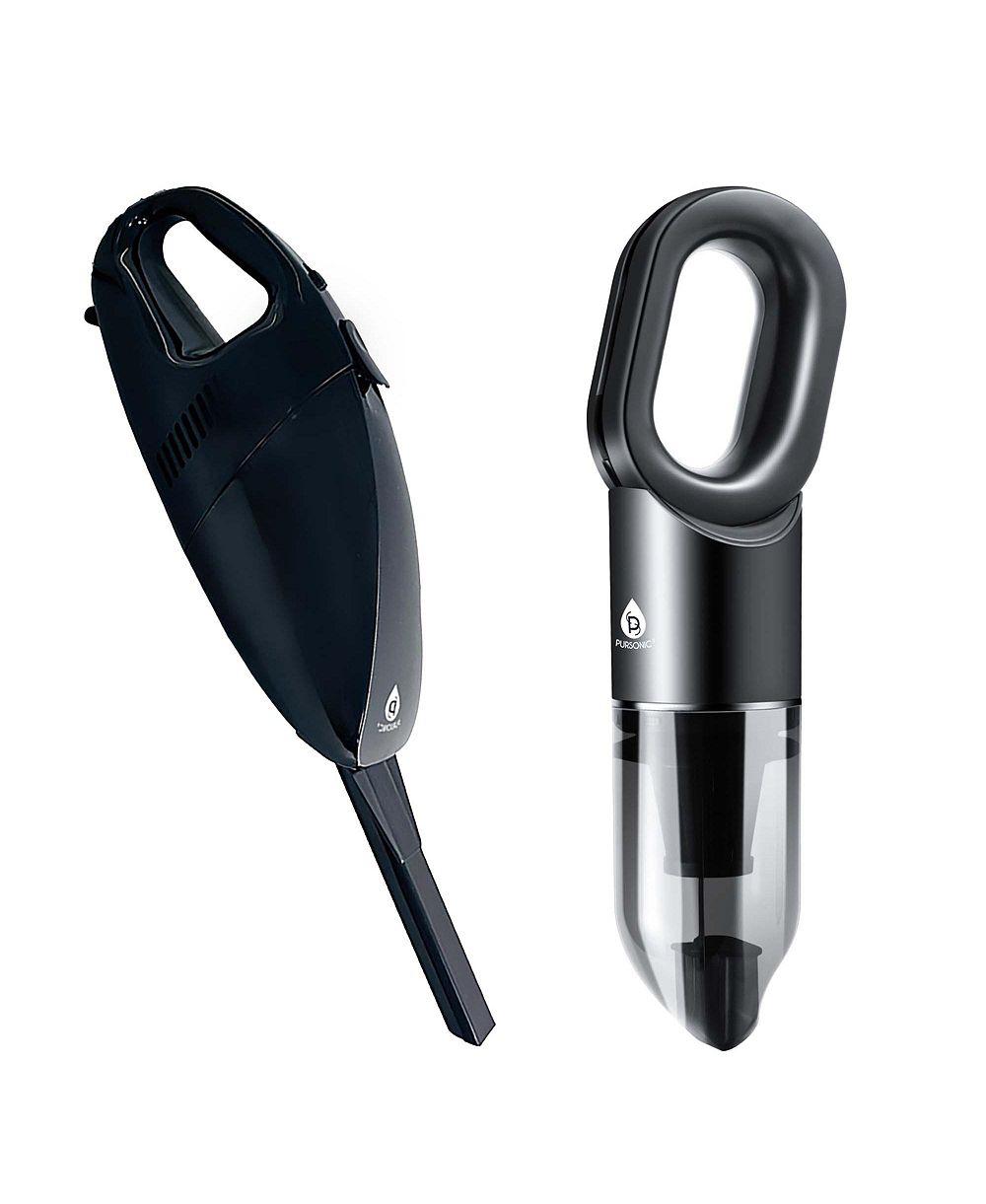PURSONIC Dual-Purpose Car and Handheld Vacuum Bundle - USB Rechargeable Cordless and  Car Vacuum Cleaner Set