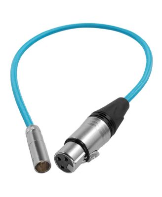 Kondor Blue 3' мини XLR мужской к XLR женский аудио кабель для BMPCC 6K Pro и C70 камеры