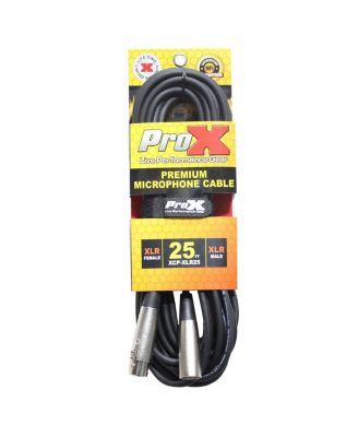 Балансный аудиокабель ProX Premium Series XCP-XLR25 25' XLR-F to XLR-M для микрофона