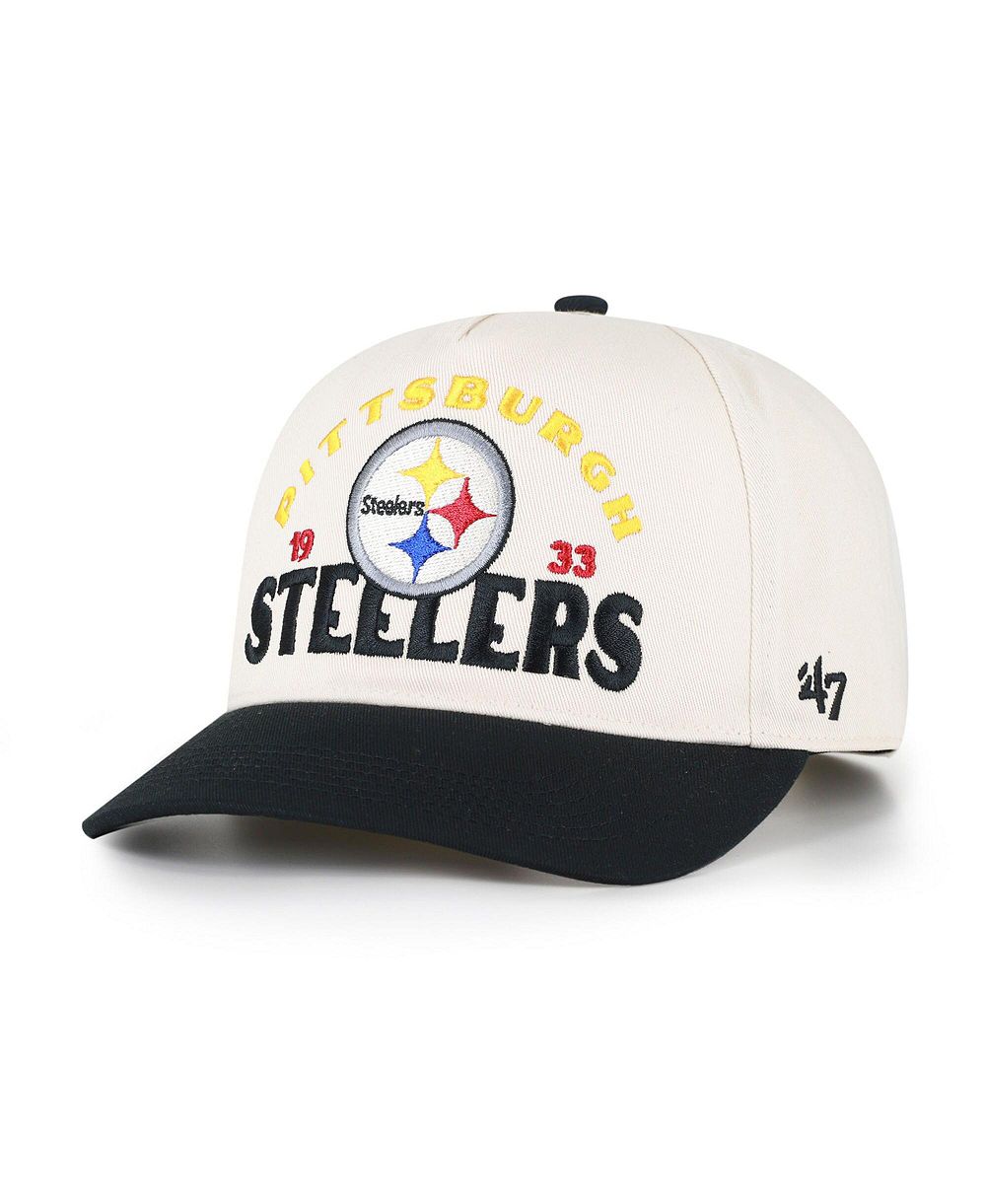 Мужская кепка '47 Brand Natural Pittsburgh Steelers Arcitext Hitch Adjustable