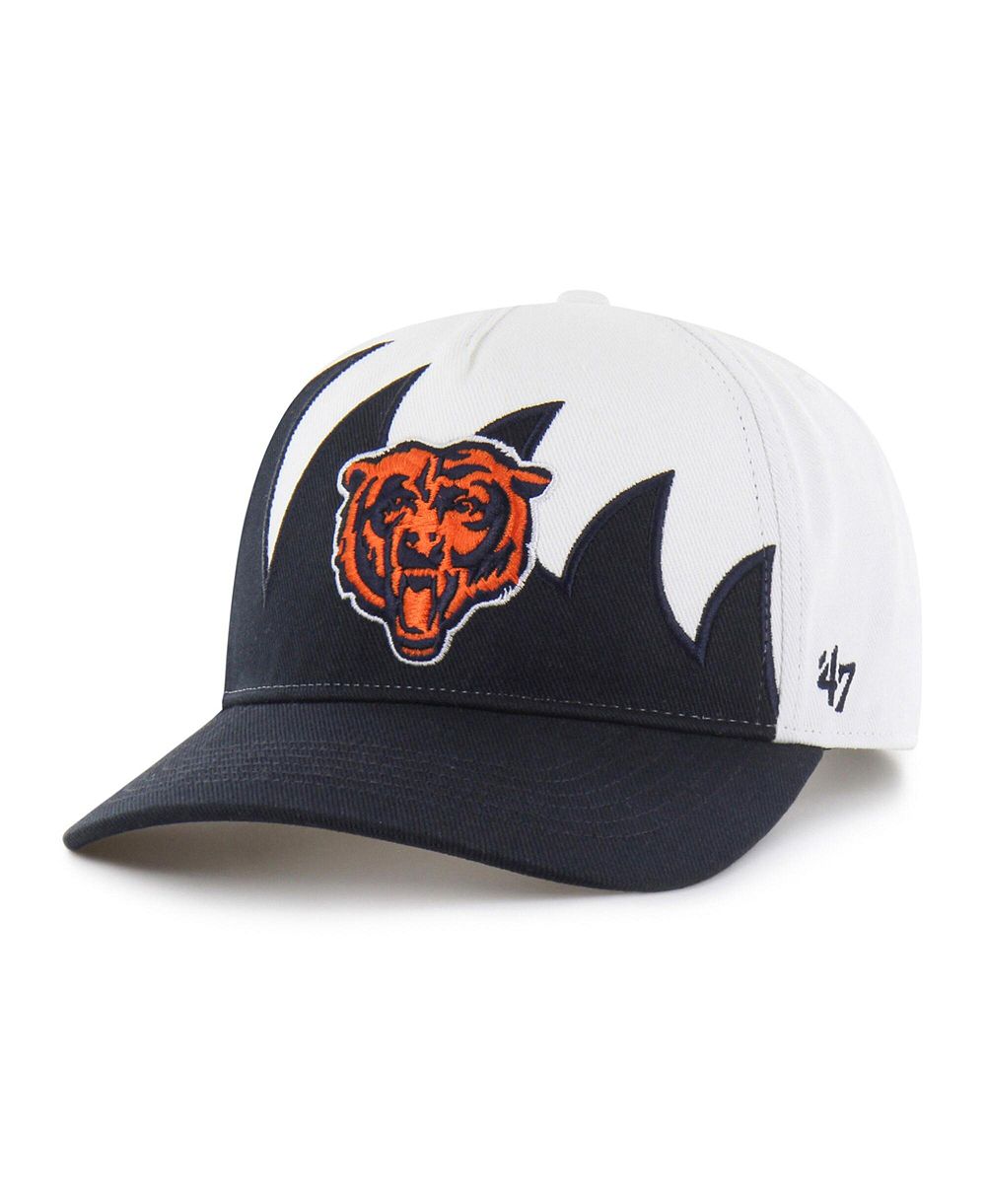 Мужская кепка 47 Brand White Chicago Bears Jagged Hitch Adjustable
