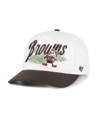 Мужская регулируемая кепка '47 Brand Cleveland Browns Throwback Enfield Hitch в кремовом цвете