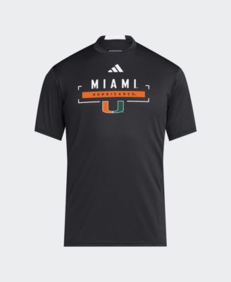 adidas мужская футболка с принтом D4T Slim-Fit Miami Hurricanes