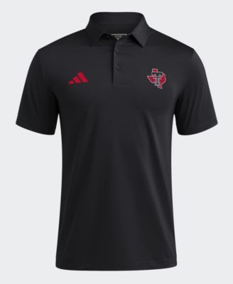 Adidas, мужская черная поло-рубашка Texas Tech Red Raiders Ultimate 365 Solid