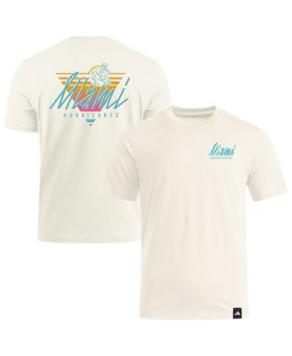 Men's adidas Natural Miami Hurricanes Elevated Fan T-Shirt
