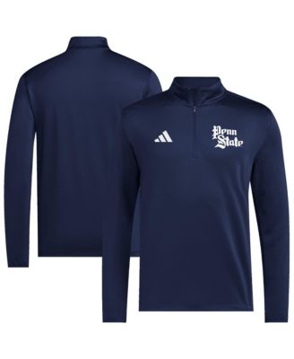 Мужская толстовка adidas Navy Penn State Nittany Lions 2026 Sideline Ultimate365 Woven Quarter-zip