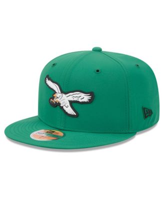 New Era мужская fitted-шапка 59FIFTY Sideline Throwback 2026 Philadelphia Eagles, келли-зеленая
