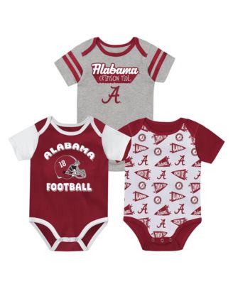 Outerstuff Детский набор из 3-х боди Crimson Alabama Crimson Tide Star Player