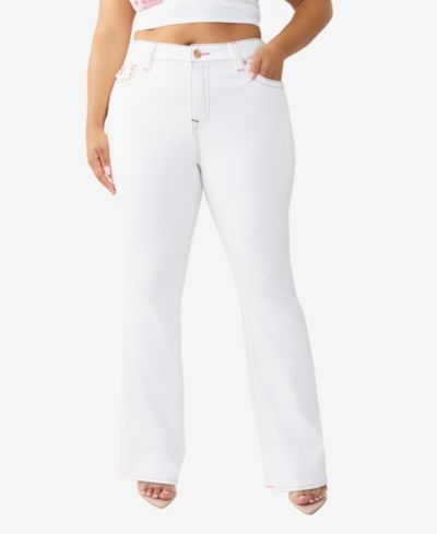 True Religion Plus Size Becca Bootcut Flap Jeans
