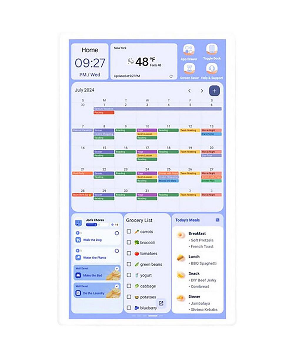 Cozyla Calendar+ Gen2 15.6" FHD Digital Picture Frame Smart Display with Google Assistant
