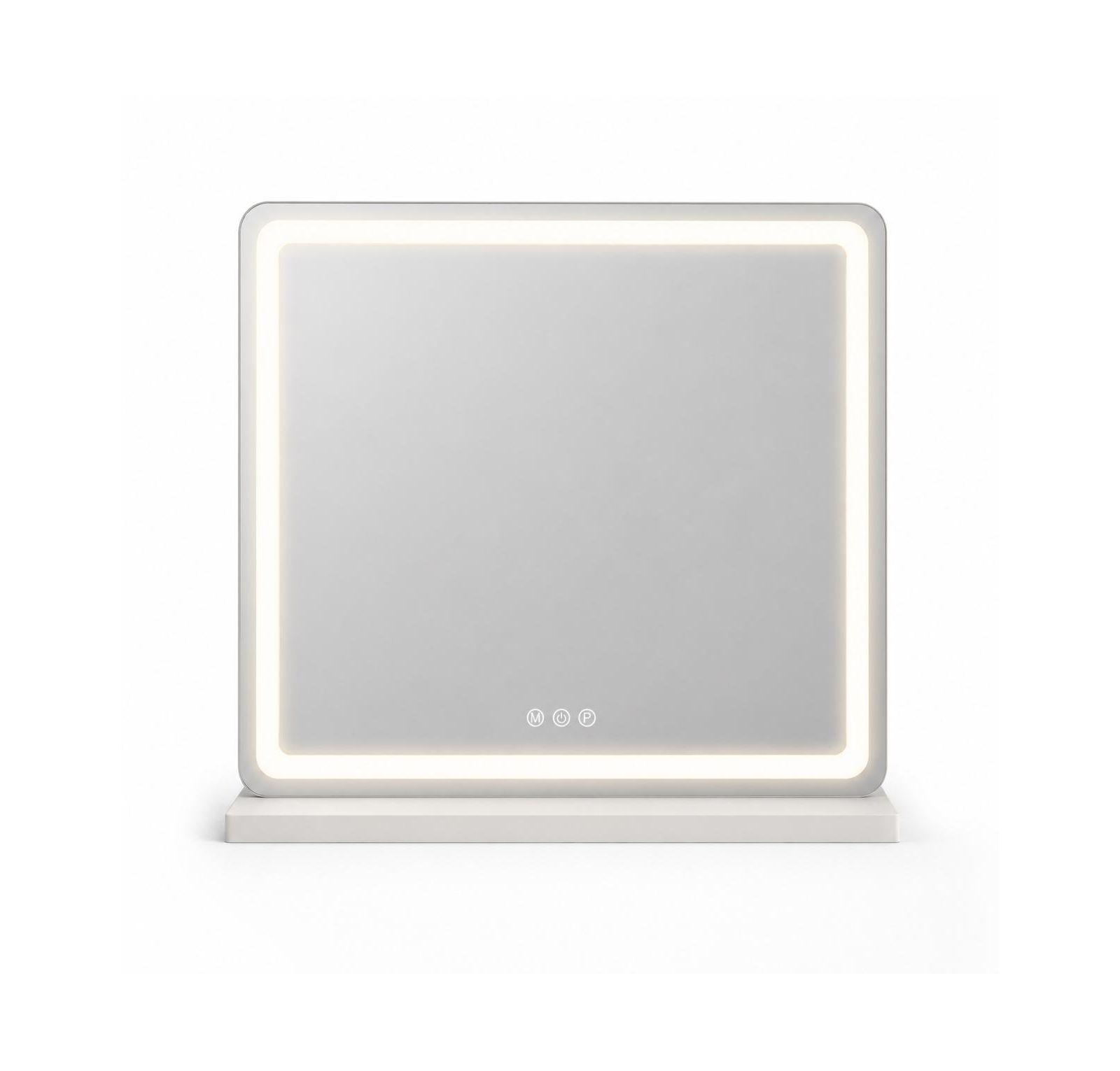 LED зеркало для макияжа PHYING с подсветкой, алюминиевая рама, регулируемое освещение 3 режима, с функцией памяти