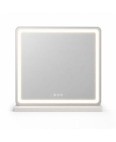 LED зеркало для макияжа PHYING с подсветкой, алюминиевая рама, регулируемое освещение 3 режима, с функцией памяти