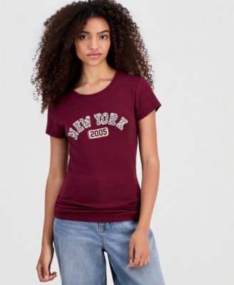 Детская футболка Madden Girl New York Embroidered