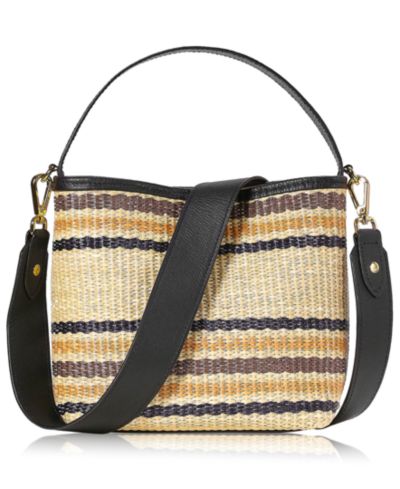 GiGi New York Tate Raffia маленькая сумка-ведро