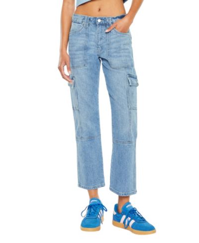 KanCan Женские брюки карго KanCan Aaliyah High Rise Slim Straight
