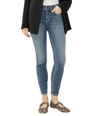 Женские джинсы Silver Jeans Co. Suki с завышенной талией и широкими штанинами