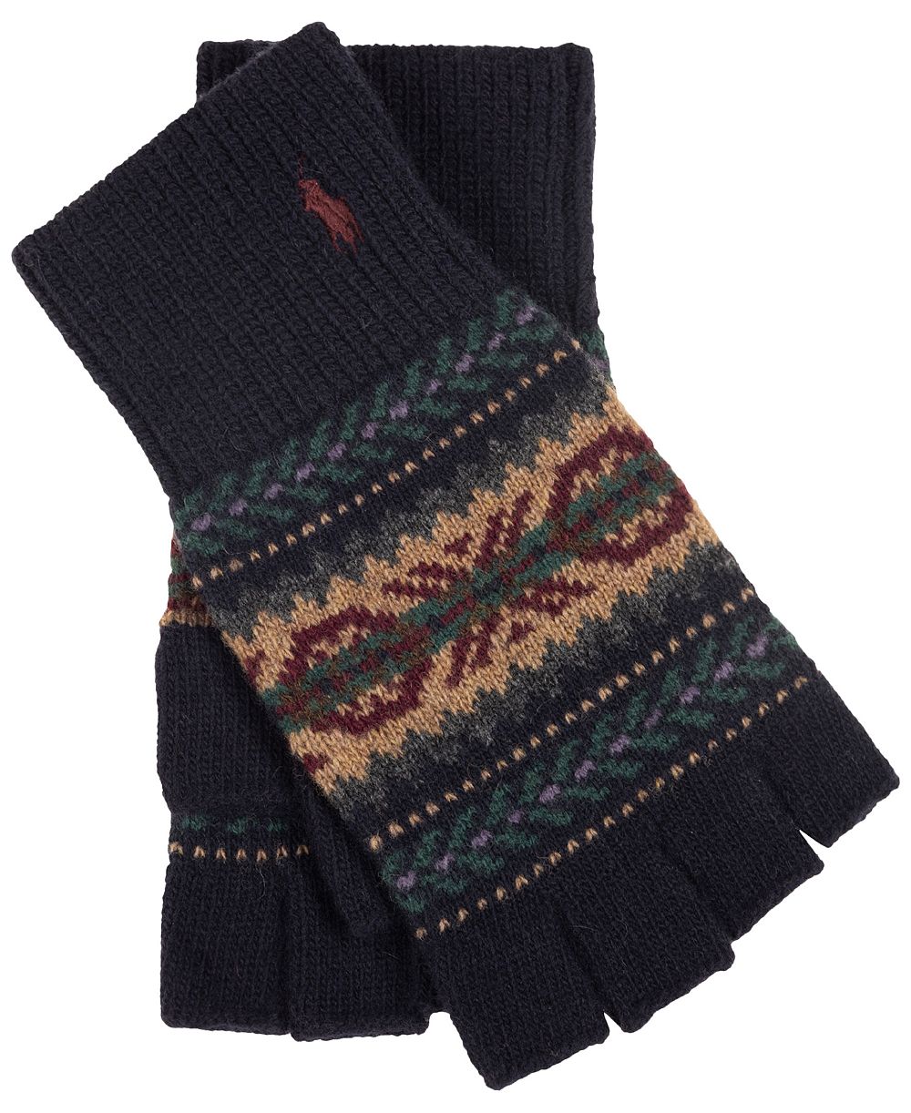 Мужские перчатки Polo Ralph Lauren Fairisle Fingerless