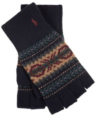 Мужские перчатки Polo Ralph Lauren Fairisle Fingerless