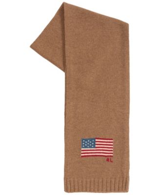 Polo Ralph Lauren Мужской шерстяной шарф RL Flag Knit