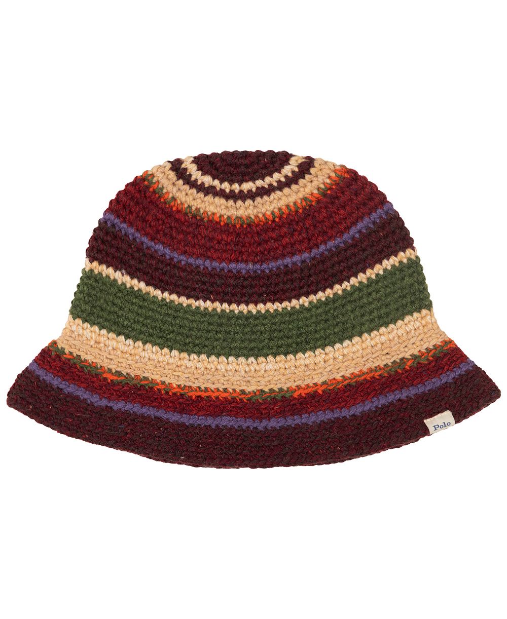 Polo Ralph Lauren Men's Crochet Stripe Bucket Hat