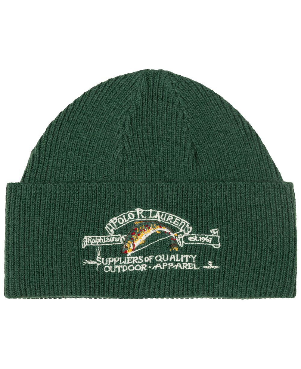 Мужская вязаная шапка Polo Ralph Lauren Sportsman Cuffed Knit